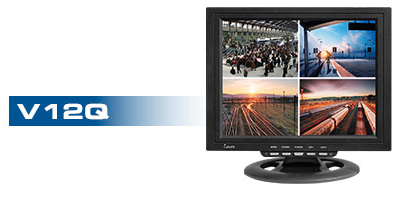 moniteur video surveillance BNC quadravision Ipure V12Q