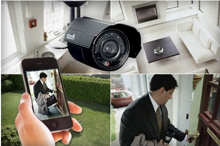 kit video surveillance HD 720p pour maison et commerce