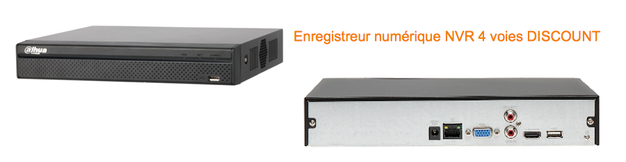 Enregistreur numerique NVR 4 voies DISCOUNT Enregistreur numerique NVR 4 voies DISCOUNT