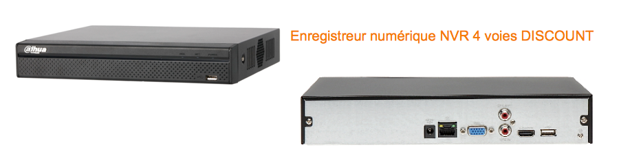 Enregistreur numerique NVR 4 voies DISCOUNT