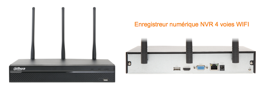 Enregistreur numerique NVR 4 voies WIFI Enregistreur numerique NVR 4 voies WIFI