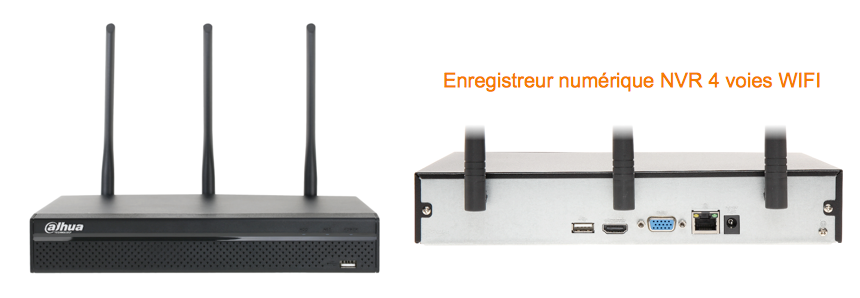 Enregistreur numerique NVR 4 voies WIFI