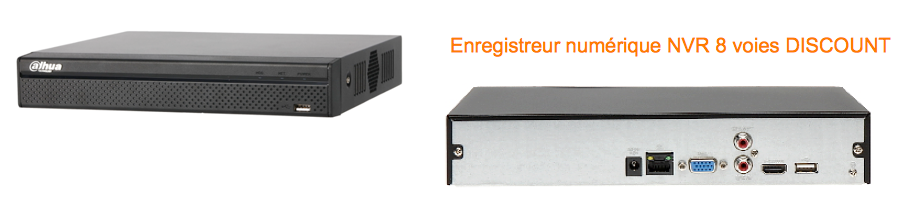 Enregistreur numerique NVR 8 voies DISCOUNT Enregistreur numerique NVR 8 voies DISCOUNT