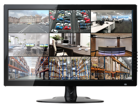 moniteur de video surveillance BNC pour analogique ou ip