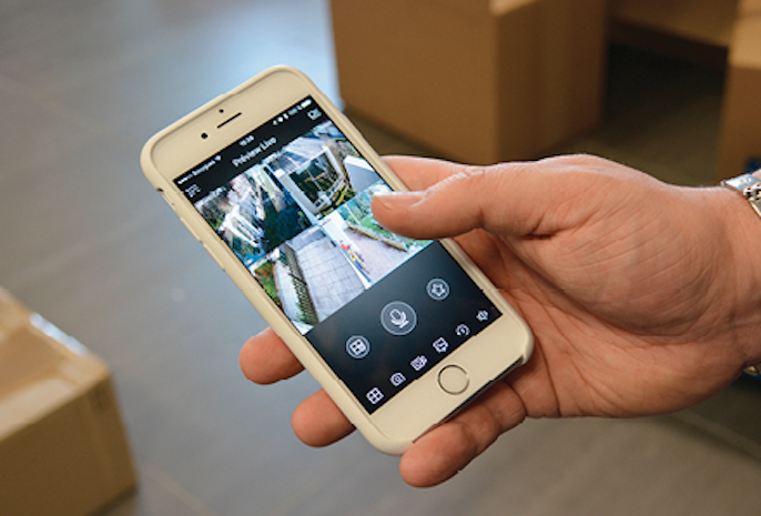 Caméra de surveillance sur smartphone iphone et android
